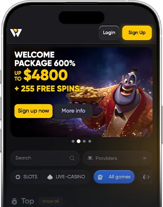 Caswino app Zoomed